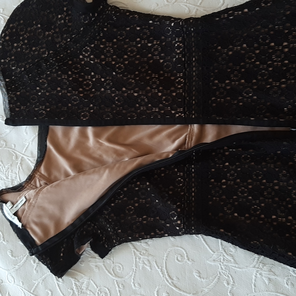 Max & Cleo Chloe Little Black Lace Dress - Picture 10 of 13